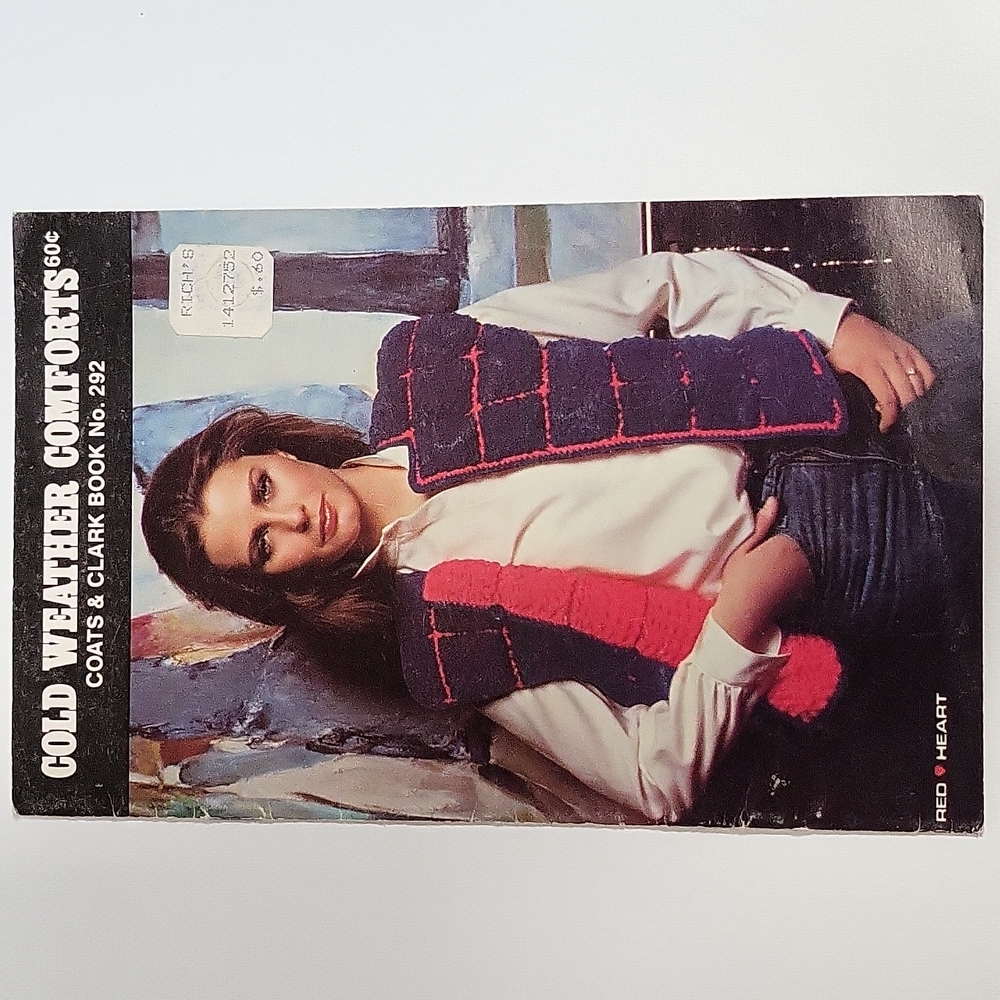 Cold Weather Comforts 1981 Coats And Clark Book No. 262 Red Heart Knitting